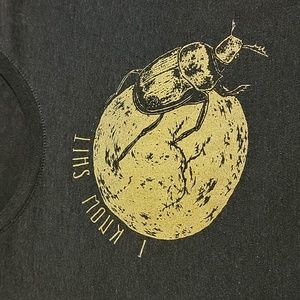 Dung Beetle T-Shirt Sz L